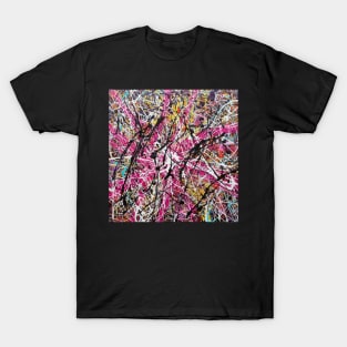 Jackson pollock color art design T-Shirt